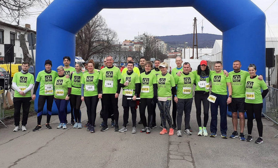Baja 1 sportkörzet csapata a 39. Pécs-Harkány futóversenyen